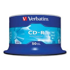 CD MASTERIZZABILE CD-R 80MINUTI 700MB 52X