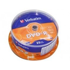 DVD MASTERIZZABILE DVD-R 4.7GB 120MINUTI 16X 50PZ.