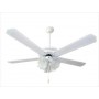 VENTILATORE A SOFFITTO 60WATT 5 PALE IN LEGNO