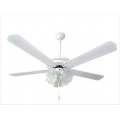 VENTILATORE A SOFFITTO 60WATT 5 PALE IN LEGNO