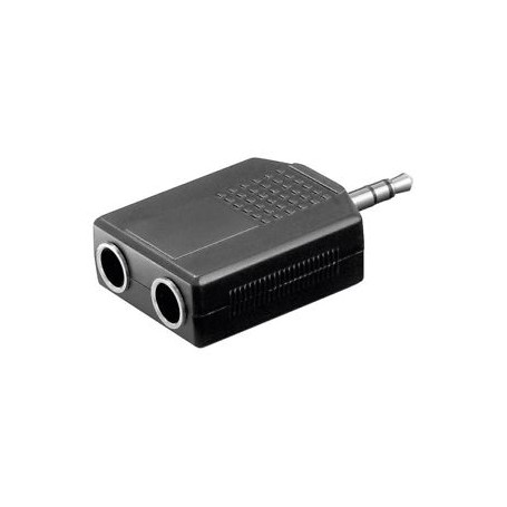 ADATTATORE AUDIO 2F 6.35MM A  1M 3.5MM