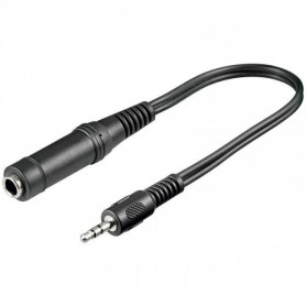 ADATTATORE AUDIO JACK 6.3MM STEREO F/F