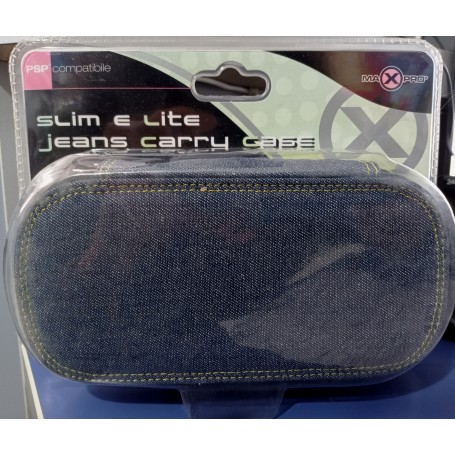 BORSA PER CONSOLE PSP SLIM E LITE IN JEANS