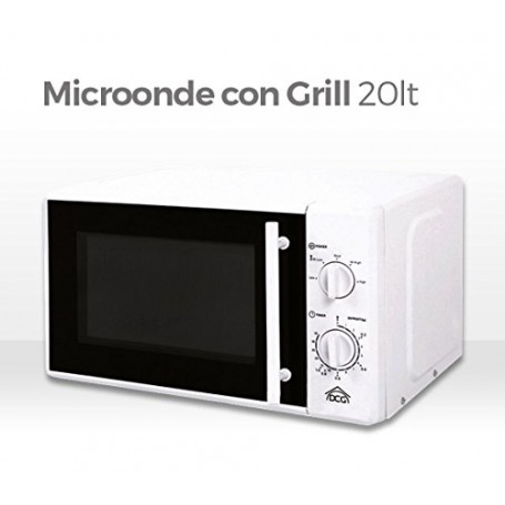FORNO A MICROONDE 20LT 1000WATT CON GRILL 700WATT