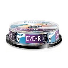 DVD MASTERIZZABILE DVD-R 4.7GB 120MINUTI 10PZ