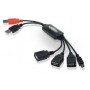 HUB FLEXIBLE 4 POTRE USB 2.0