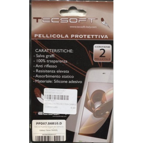 PELLICOLA PROTETTIVA SAMSUNG GALAXY FAME S6810