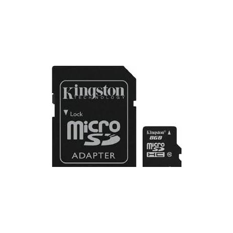 MEMORY MICRO SD DA 8GB CLASSE 10 CON ADATTATORE
