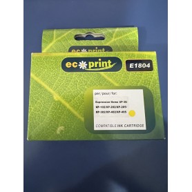 CARTUCCIA COMPATIBILE EPSON E1804 GIALLO