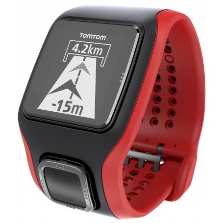SMARTWATCH TOMTOM GPS MSPORT CARDIO NERO/ROSSO