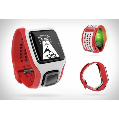 CINTURINO REG ROSSO/GRIGIO CHIARO CONFORT STRAP