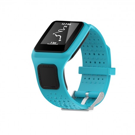 CINTURINO REG TURCHESE/ROSSO COMFORT STRAP