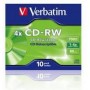 CD MASTERIZZABILE CD-RW 80MINUTI 700MB 4X