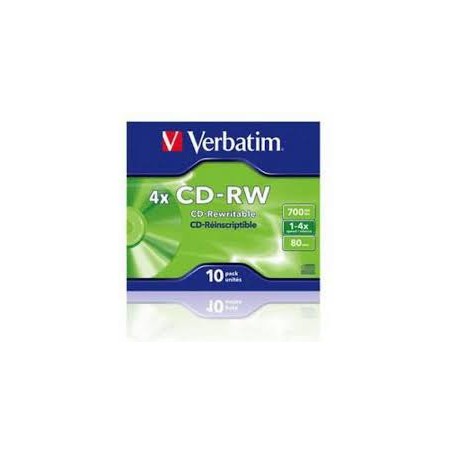 CD MASTERIZZABILE CD-RW 80MINUTI 700MB 4X