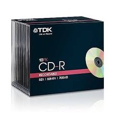 CD MASTERIZZABILE CD-R 80MINUTI 700MB 52X