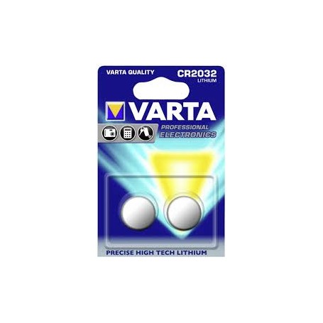 PILA BOTTONE CR2032 STANDARD LITHIUM PZ.2