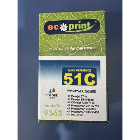 CARTUCCIA COMPATIBILE HP 51C COLORE