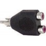 ADATTATORE SPINA RCA - 2 PRESE RCA