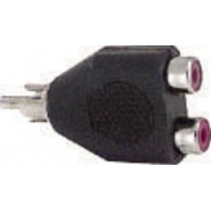ADATTATORE SPINA RCA - 2 PRESE RCA