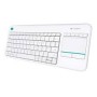 TASTIERA WIRELESS PER SMART TV/PC TOUCH BIANCO