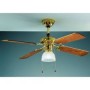 VENTILATORE A SOFFITTO 45WATT 4 PALE IN LEGNO 105C