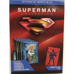 SUPERMAN COLLECTION BLURAY+PENDRIVE COFANETTO