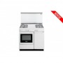 CUCINA A GAS 4 FUOCHI 86X50 BIANCA FORNO GAS +P.B.