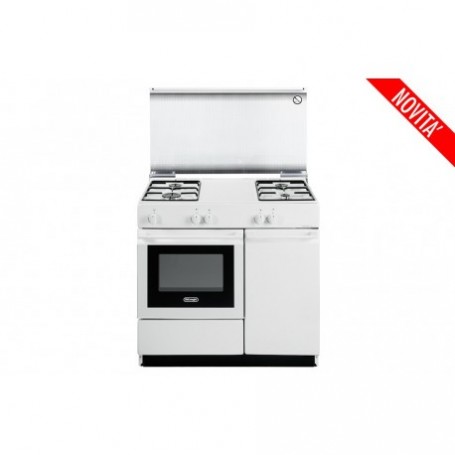 CUCINA A GAS 4 FUOCHI 86X50 BIANCA FORNO GAS +P.B.
