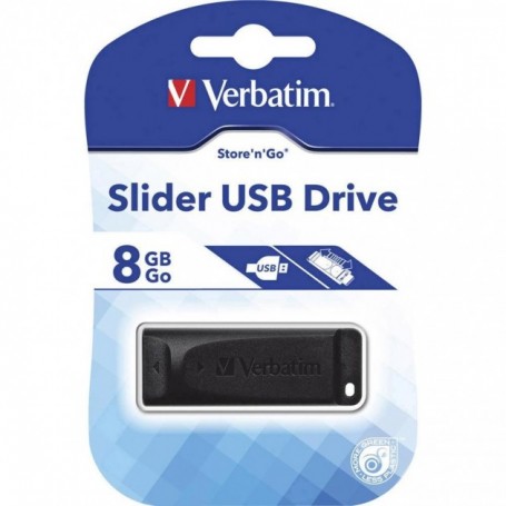 PENDRIVE 8GB USB 2.0 SLIDER