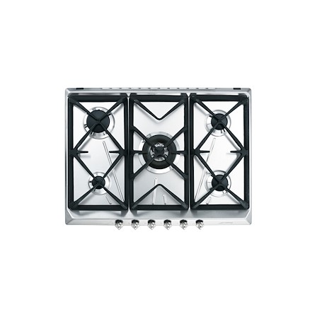 PIANO COTTURA A GAS 5 FUOCHI 70CM INOX