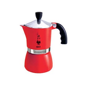 CAFFETTIERA 3 TAZZE MOKA ROSSA FIAMMETTA