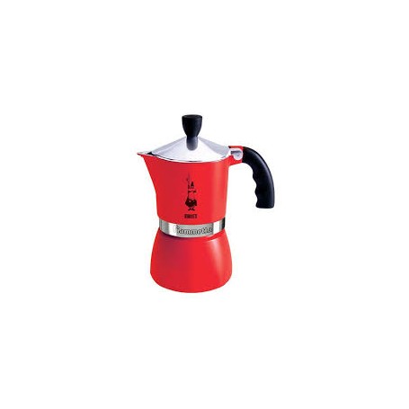 CAFFETTIERA 3 TAZZE MOKA ROSSA FIAMMETTA