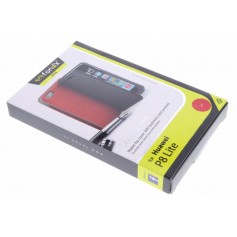 CUSTODIA A LIBRO PER HUAWEI P8 LITE ROSSA