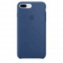 CUSTODIA IN SILICONE PER IPHONE 7 PLUS BLUE