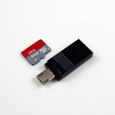 LETTORE ESTERNO MICRO-SD MICRO-SD READER MAX 128GB