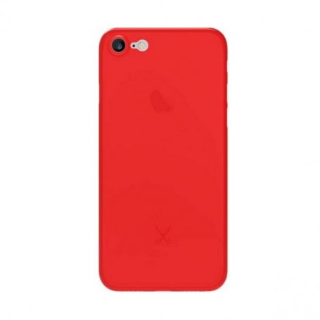 CUSTODIA IN SILICONE ULTRA SLIM PER IPHONE7 RED