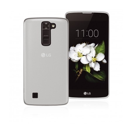 CUSTODIA IN SILICONE PER LG K7 + PELLICOLA