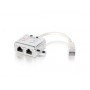 SPLITTER 2 RJ45 F 8P8C CON CAVO DA 15CM