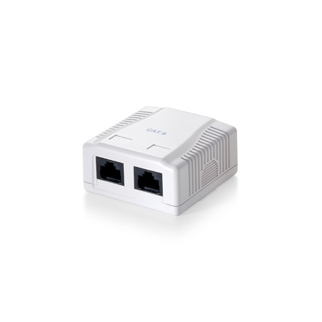 BOX ESTERNO 2 RJ45 CAT6