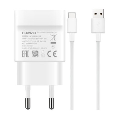 CARICA RETE 9V 2AMP CON CAVO TYPE-C