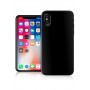 CUSTODIA IN SILICONE PER IPHONE X NERA