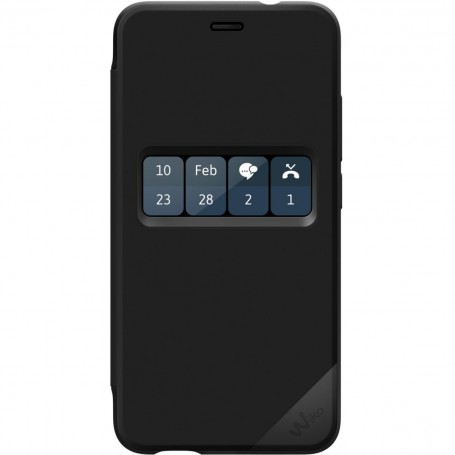 CUSTODIA A LIBRO PER WIKO UPULSE LITE NERA