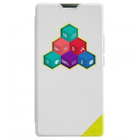 CUSTODIA A LIBRO PER WIKO ROBBY BIANCA
