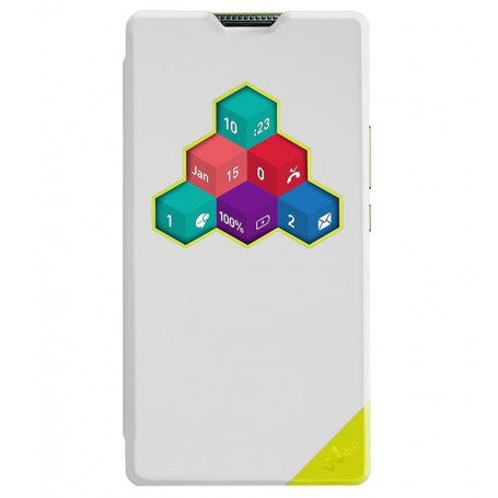 CUSTODIA A LIBRO PER WIKO ROBBY BIANCA