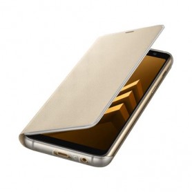 CUSTODIA A LIBRO PER SAMSUNG GALAXY A8 GOLD ORIGIN