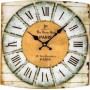 OROLOGIO DA PARETE IN VETRO QUADRATO 34X34CM