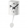 OROLOGIO DA PARETE CON PENDOLO BIANCO