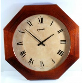 OROLOGIO DA PARETE IN LEGNO TINTA NOCE CON STAMPA