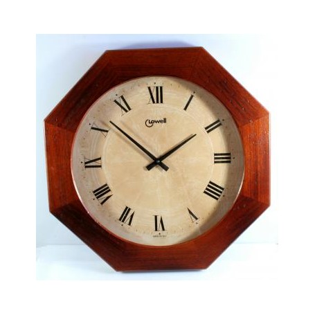 OROLOGIO DA PARETE IN LEGNO TINTA NOCE CON STAMPA