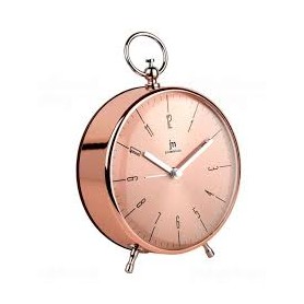 SVEGLIA MECCANICA CON MOVIMENTO CONTINUO ROSE GOLD